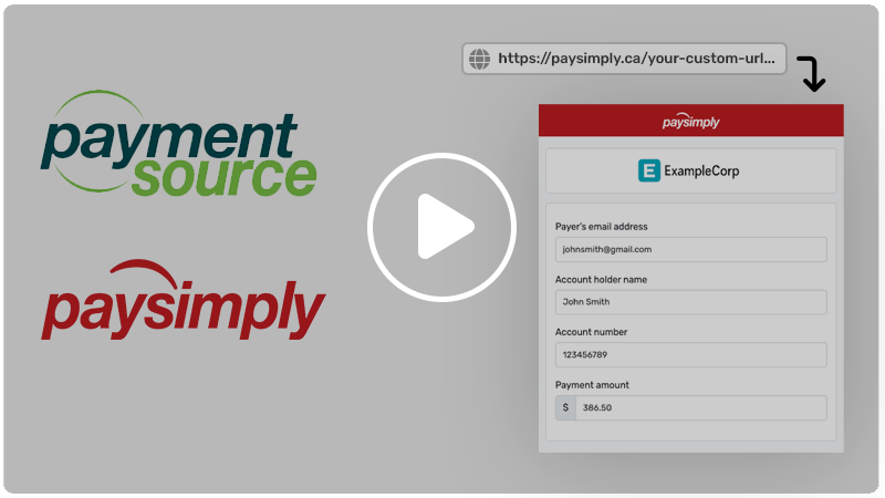 Video thumbnail for PaySimply payment links.