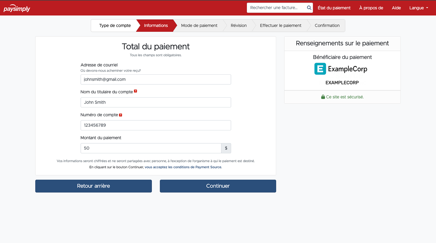 Page de renvoi dédiée avec votre logo et une adresse URL personnalisée