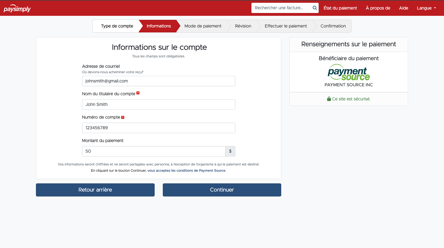 Page de renvoi dédiée avec votre logo et une adresse URL personnalisée